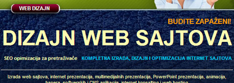 Dizajn web sajtova