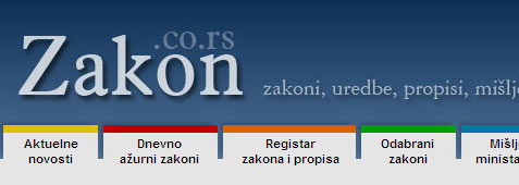 Najveca baza zakona u Srbiji